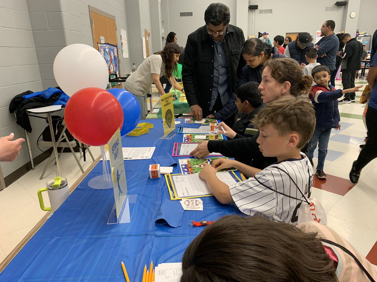 Thanks to a FTEA grant our Math and Literacy Night at CES was a huge success! Our parents and students had a wonderful night playing math and literacy games with our CES staff! Thanks to the Franklin Township Library for coming and signing students up for their library cards!