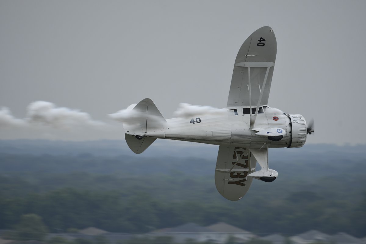 Mister Mulligan during the Daily Airshow at #SNF24! The aircraft returned this year after performing in the #SNF23 airshow in 2023. 📷 Chuck Edwards #SUNnFUN #Airshow #MisterMulligan #Aircraft #Airplane