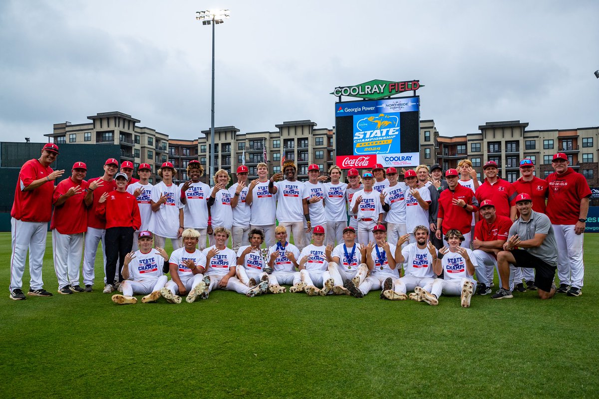 Brett Fowler (@bfowlersports) on Twitter photo Three in a row. 6th in the last 8 years.
8th overall.
Insane run by <a href="/LHSdevilball/">Loganville Baseball</a>. Thanks for having me along for the ride. Three in a row. 6th in the last 8 years.
8th overall.
Insane run by <a href="/LHSdevilball/">Loganville Baseball</a>. Thanks for having me along for the ride.