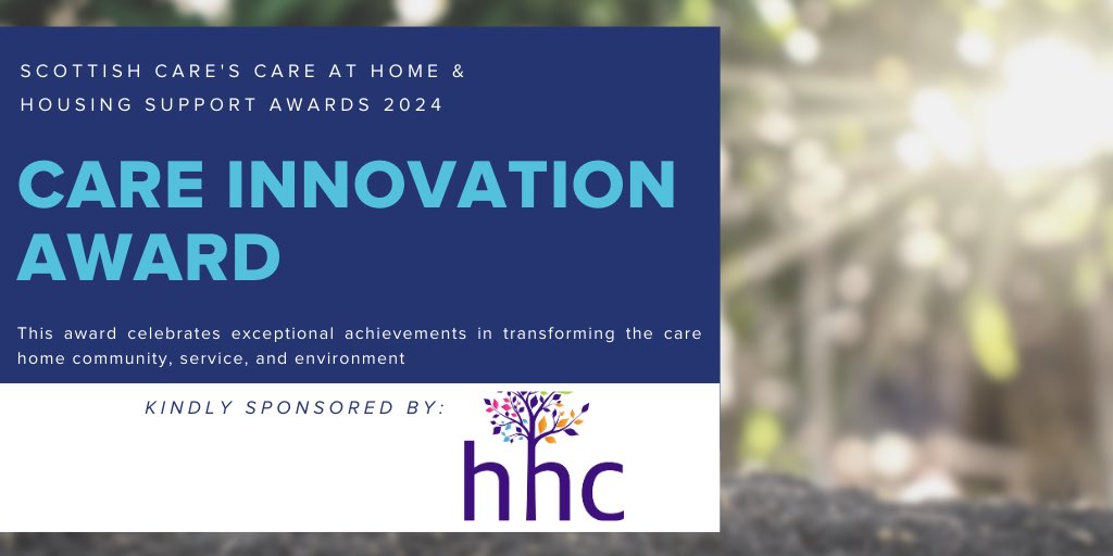 Next up is our new award for this year – the Care Innovation Award, sponsored by @HHCarers 
 
This award celebrates innovation & exceptional achievements in transforming the homecare community, service, and environment. ⭐️
 
#CareAwards24 #CelebrateCare