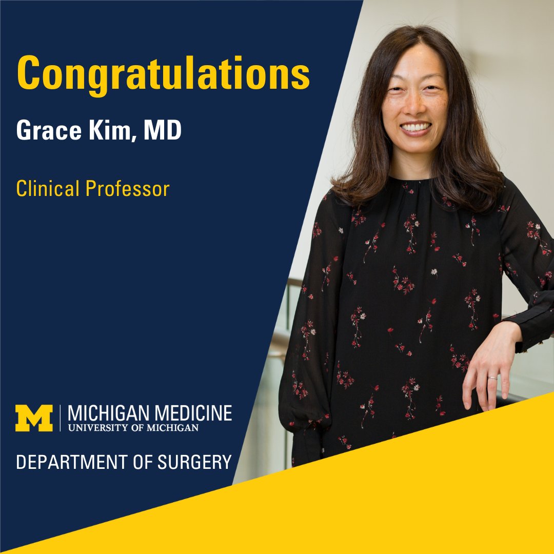 Congratulations to Grace Kim, M.D., on your promotion to Clinical Professor!