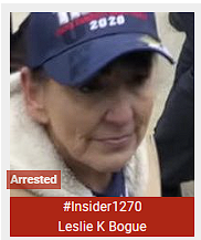 Trina Rolanda Reyes #Insider21, Leslie K Bogue #Insider1270 ARRESTED storage.courtlistener.com/recap/gov.usco…