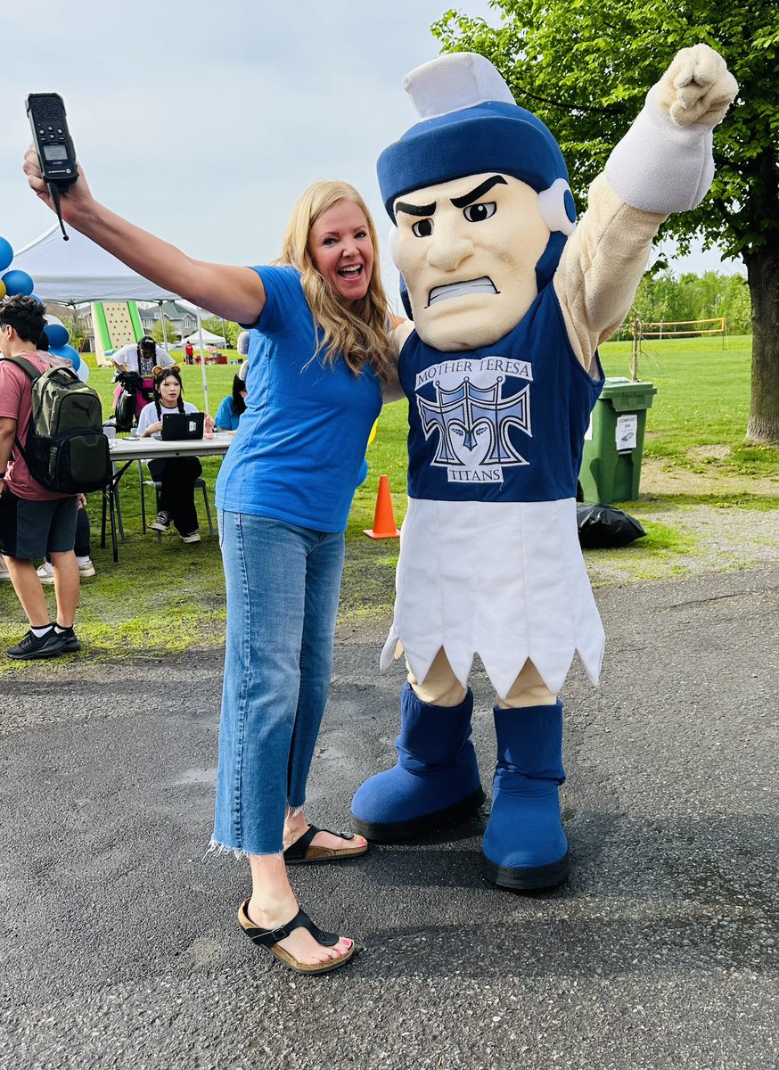 St. Mother Teresa High School (@motherteresahs) on Twitter photo Titus and Principal Symes fired up for SMT Relay for Life 2024! It was an amazing day 💙☀️🌼 <a href="/OttCatholicSB/">Ottawa Catholic School Board</a> Titus and Principal Symes fired up for SMT Relay for Life 2024! It was an amazing day 💙☀️🌼 <a href="/OttCatholicSB/">Ottawa Catholic School Board</a>