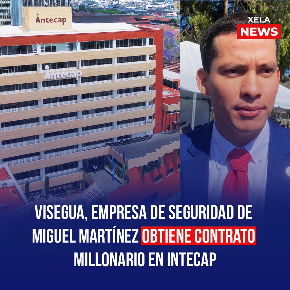 Por instrucciones de #BernardoArévalo, VISEGUA, la empresa de seguridad propiedad de MIGUEL MARTÍNEZ (Miguelito) obtiene contrato millonario en el @intecapoficial.
Recuerden estimados seguidores, esto no es #PactoDeCorruptos, ahora se llama 'primavera democrática'.
#XelaNews 🇫🇷