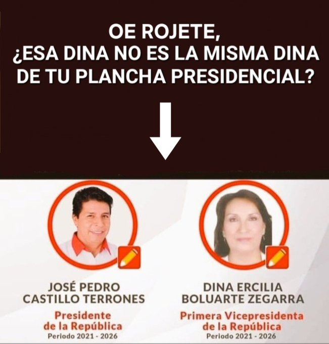 Leemos a tanto rojo mugriento y parásito, algunos chillando, otros llorando otros botando espuma..porque su 'Presedenta' no ha sido vacada. Pues la próxima no voten por cojudeces, ustedes la pusieron ahí anormales!
#DinaBoluarte #harveyColchado #YolaPolastri #LoUltimo #Benavides