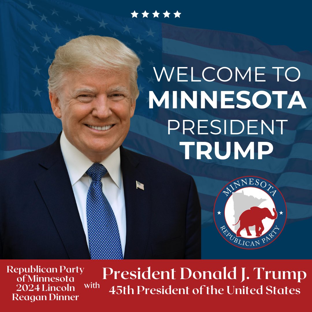 Welcome to Minnesota, @realDonaldTrump!