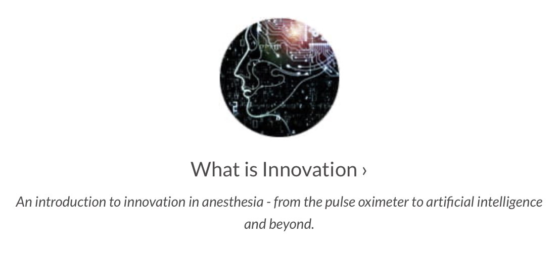 The @ASALifeline Innovation Hub website is live! asahq.org/innovation If you are an #anesthesiologist and try to bring your #innovation to clinical use, visit this website now! If you have any questions, email:  ASK.Innovation@asahq.org Spread the word!