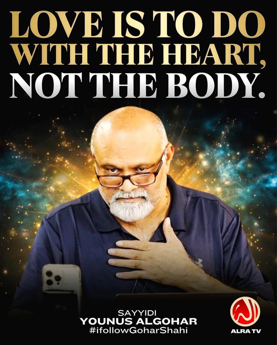 ‘Love is to do with the heart, not the body’. - Sufi Master #YounuS AlGohaR 

Artwork by @nadeem_yrg
#ifollowGoharShahi
#ImamMehdiGoharShahi #GoharShahi #TheAwaitedOne #KalkiAvatar #AlRaTV