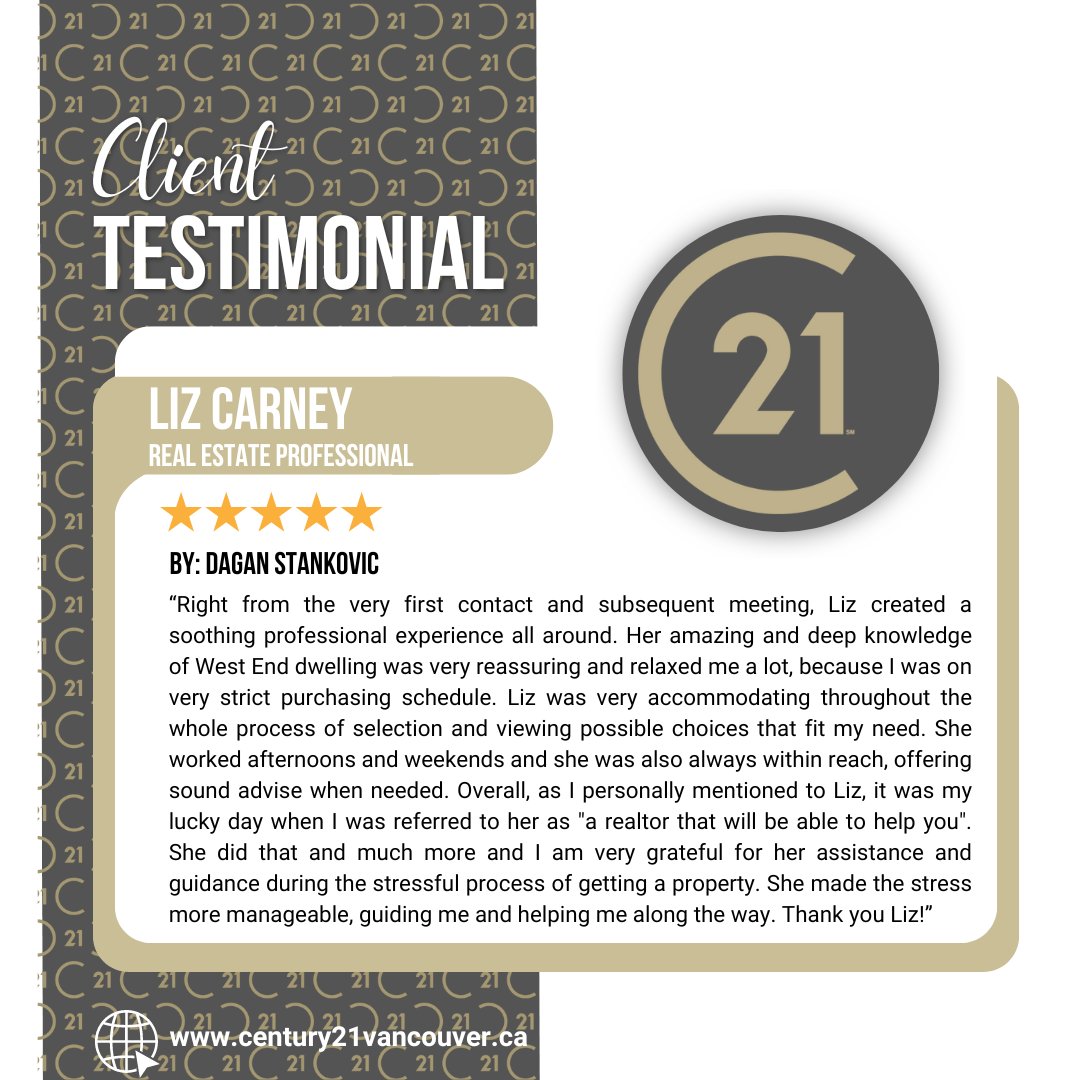 Our team of outstanding real estate agents leads the way with unparalleled market expertise, a proactive mindset, and a dedication to being fully engaged with our clients. 

#Century21 #century21intownrealty #century21vancouver #Century21Canada #century21realtor #century21agent