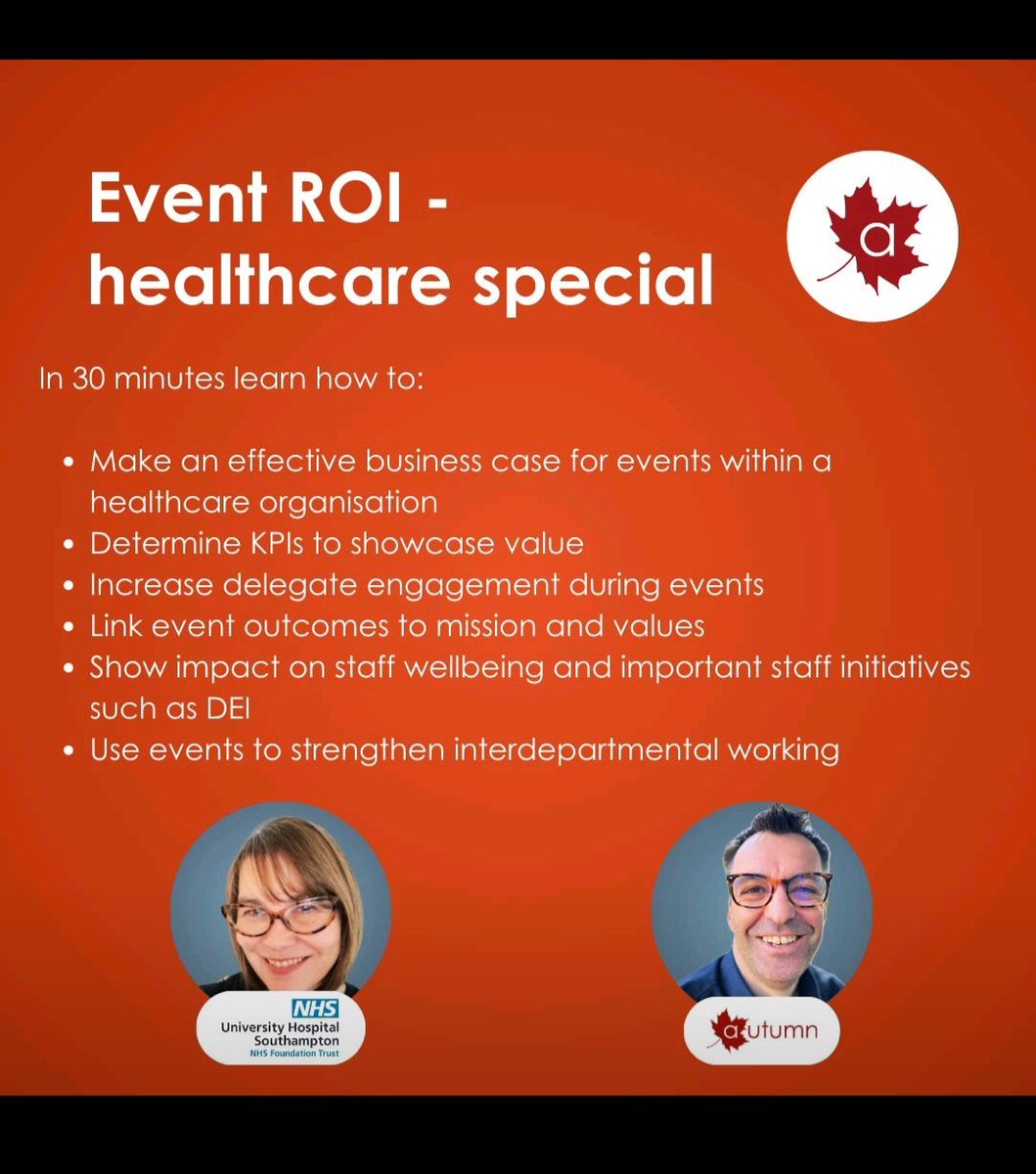 ConnorCeri's tweet image. Looking forward to being part of this LinkedIn live event on 7th June with @autumnLIVE talking about getting the best out of healthcare events. @UHS_OrgDev @UHSFT buff.ly/3yfHKwj
