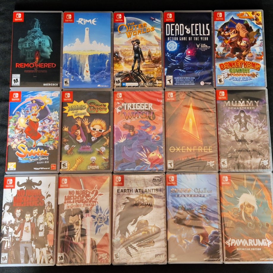 Some switch games going out today. Take a look inside the store. No holds on these for today. #nintendo #NintendoSwitch #Switch #retrogaming #minusworld