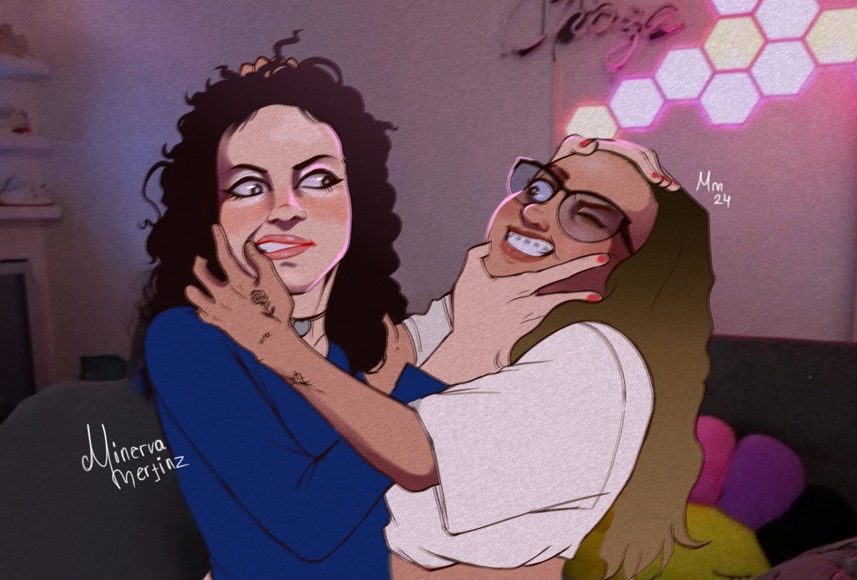 mgminerva27's tweet image. Dejo este dibujito que tenía guardado del stream donde se hicieron novias por 15 min mientras esperamos el chupistream de hoy. Angie la misiooon!!
#railo #angie