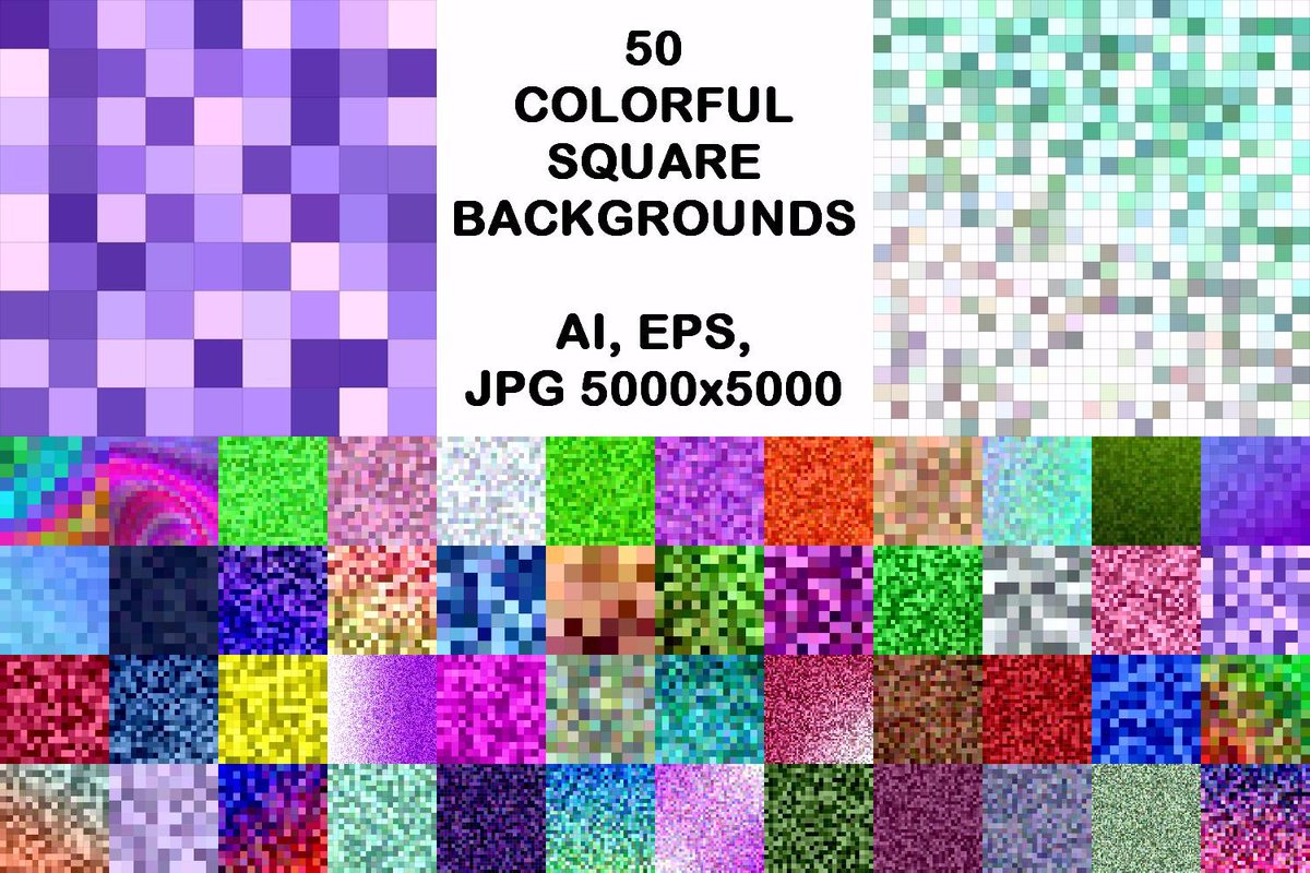 DavidZydd's tweet image. 50 colorful square backgrounds AI  EPS  JPG 5000x5000 youtu.be/uRPWBbhxEOM  #abstractbackground #squarepatterns #mosaicbackgrounds #colorful #DiscountBackground #discount #PremiumVectorBackground #background #curve #spiralbackground #PremiumVector