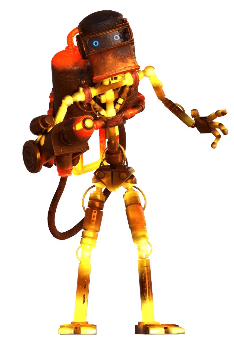 Fazfact: do you know why burntrap is actually called burntrap? His name originates from a brutal accident where he got brutally attacked by flamethrower bare endo in a public area.