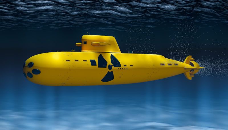 رعب تحت الماء الغواصات النووية نوع من الغواصات تعمل بالطاقة النووية يزودها به مفاعل نووي داخلي. يعطي محرك الطاقة النووية للغواصة العديد من المزايا.