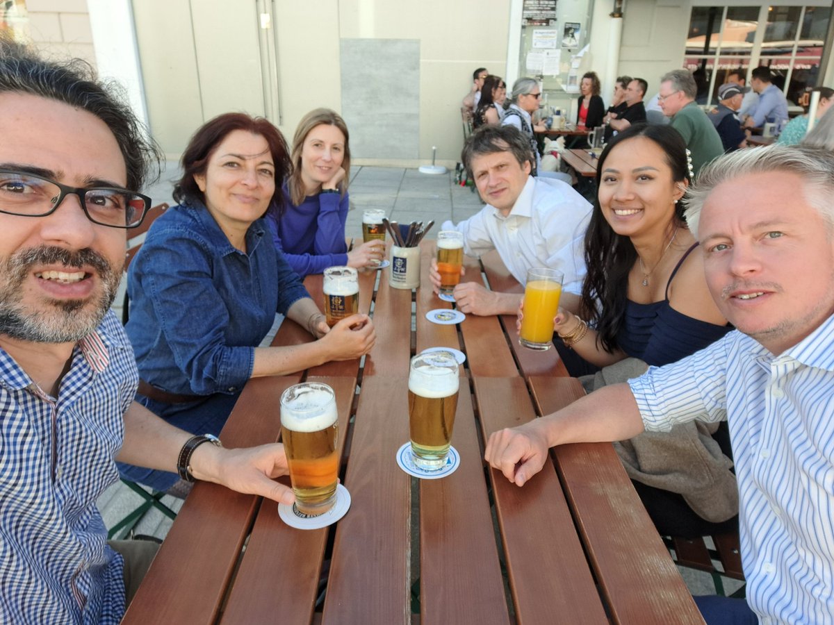 I really enjoyed Tuesday's evening in Freising together with friends and collaborators like @TeresaPellegr19, Y Lan Pham, @N_Kostopoulou, @MannaLiberato and @_jbeauchamp after @BRIDGE_EUproj meeting.