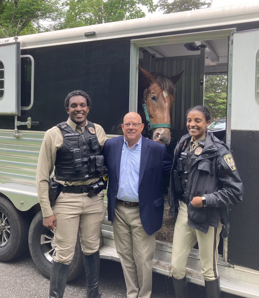 Thank you @GovLarryHogan for stopping by and showing your appreciation of law enforcement today! Your support means a lot to the members of @mdfop30