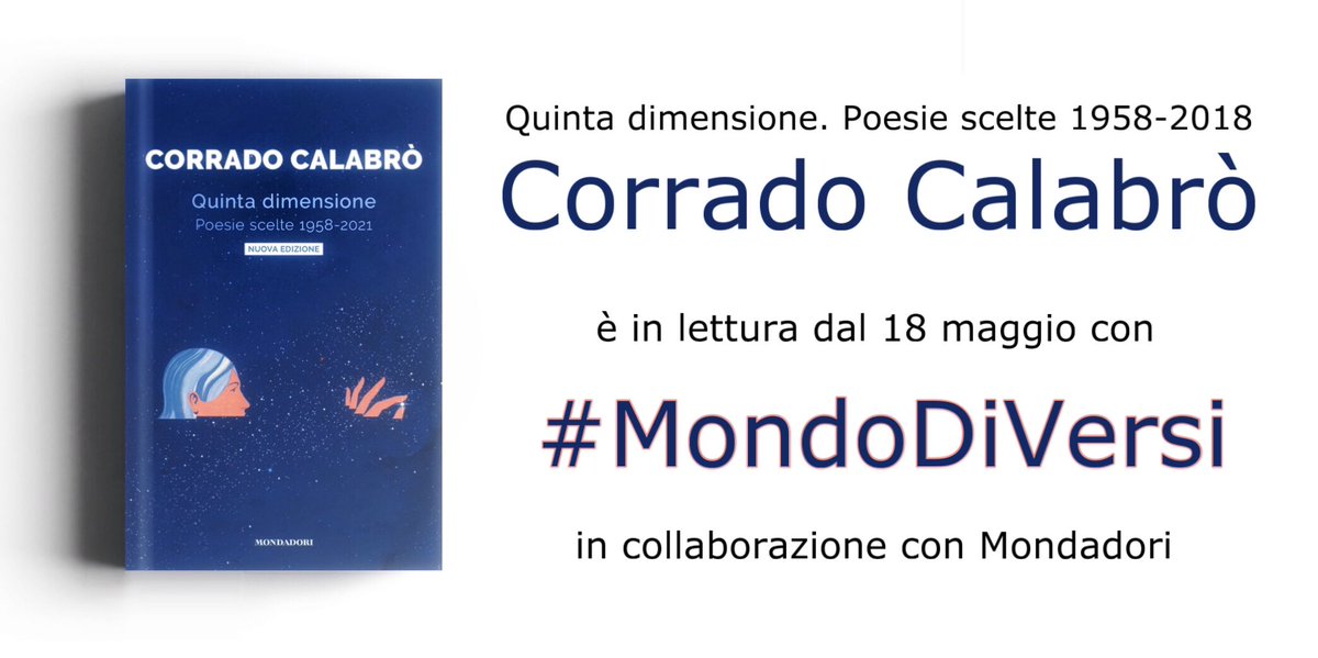 Con questa nuova edizione delle sue poesie scelte, Corrado Calabrò affida al lettore un’opera aggiornata alla sua produzione più recente. un autoritratto poetico da cui emerge la forte consapevolezza raggiunta con la piena maturità espressiva In lettura dal 18/5 con #MondoDiVersi