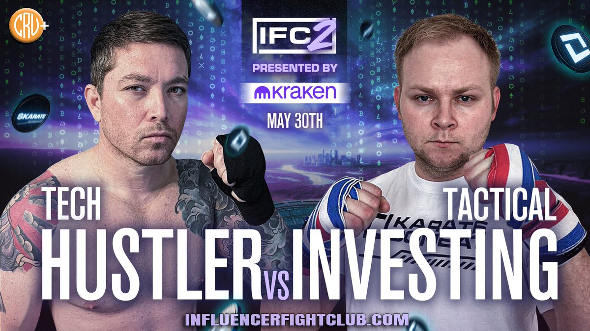 Blood will be spilled as @MrTechHustler takes on @tacticalinvest_ in the pit at IFC2 presented by @krakenfx! There can only be one winner! Step inside @consensus2024 to find out who will be victorious. @KaspaCurrency Powered by👇 @CryptosR_Us & @KarateCombat