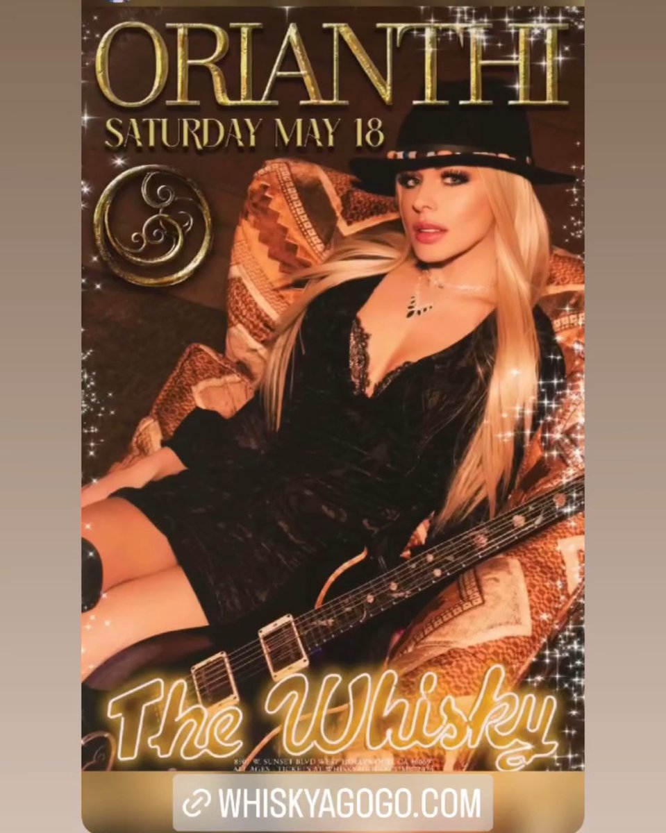 Looking forward to rocking the @TheWhiskyAGoGo this Saturday!!! May 18 with @orianthi & special guest. 11pm 🇦🇺🎸🎸🎸🎸🎸🎸🎸🎸🎸🎸🎶✨😎