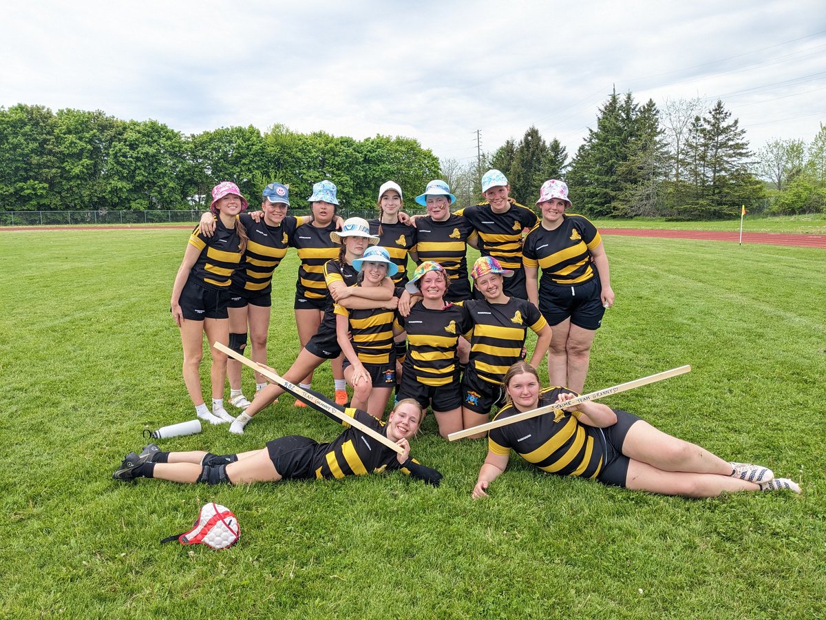 And that's a wrap for the <a href="/LaSalle_LDSB/">La Salle Secondary</a> Black Knights! Always fighting hard until the end. Our final hat ceremony goes to our graduating players. Thank you for your dedication 💗🏉 <a href="/LSS_Athletics/">La Salle Athletics</a>