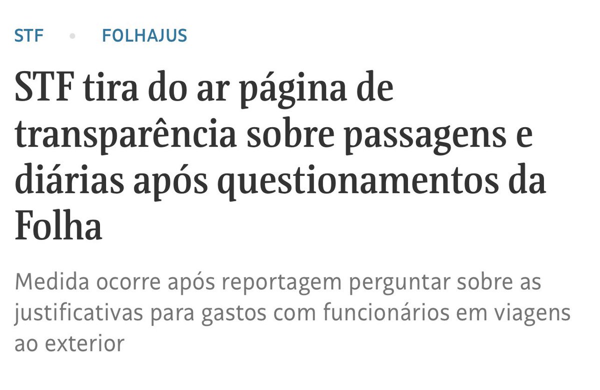 Dar publicidade a gastos públicos é dever do Estado, sua recusa viola a Constituição (art37). Caso não tenha sido uma inconsistência técnica -e provavelmente é o que será alegado- é grave partir da própria Corte a violação a um de seus princípios mais importantes