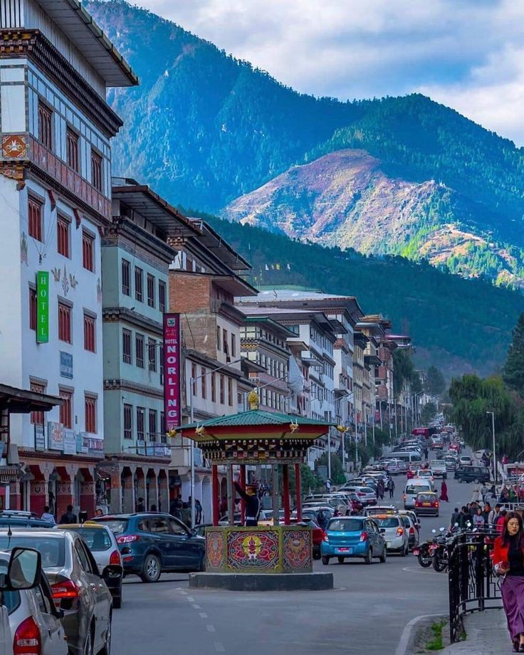 Thimphu, Bhutan- the only capital city without traffic lights.