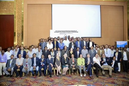 Cleveland Clinic Neurosurgery (@cleclinicns) on Twitter photo Dr. Sarah Woodrow was honored by <a href="/et_neurosurgery/">Ethiopian Neurological Surgery Professionals</a> for her 17 years of #volunteerism in spine care in the country at the national meeting of the Society of #Ethiopian Neurological Surgery Professionals. Congratulations 👏🏻!
<a href="/GlobalNeuroSurg/">Global Neurosurgery WFNS</a> #neurosurgery Dr. Sarah Woodrow was honored by <a href="/et_neurosurgery/">Ethiopian Neurological Surgery Professionals</a> for her 17 years of #volunteerism in spine care in the country at the national meeting of the Society of #Ethiopian Neurological Surgery Professionals. Congratulations 👏🏻!
<a href="/GlobalNeuroSurg/">Global Neurosurgery WFNS</a> #neurosurgery