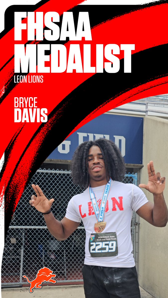Congratulations goes out Bryce Davis for an outstanding day at the FHSAA 3A STATE FINALS:

🥇- Shotput
🥈- Discus (New Personal Best)
