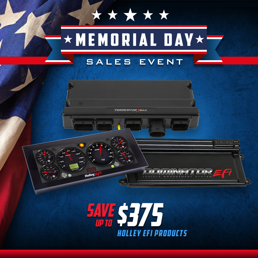 Now is the time to gather up Holley EFI! Save up to $375 on Terminator X, Dominator, dashes, and more! Act Fast! See all products on sale here: holley-social.com/HolleySaleTwit… #Holley #HolleyEFI #WinWithHolley #HolleyEquipped #HolleyMDWSale24
