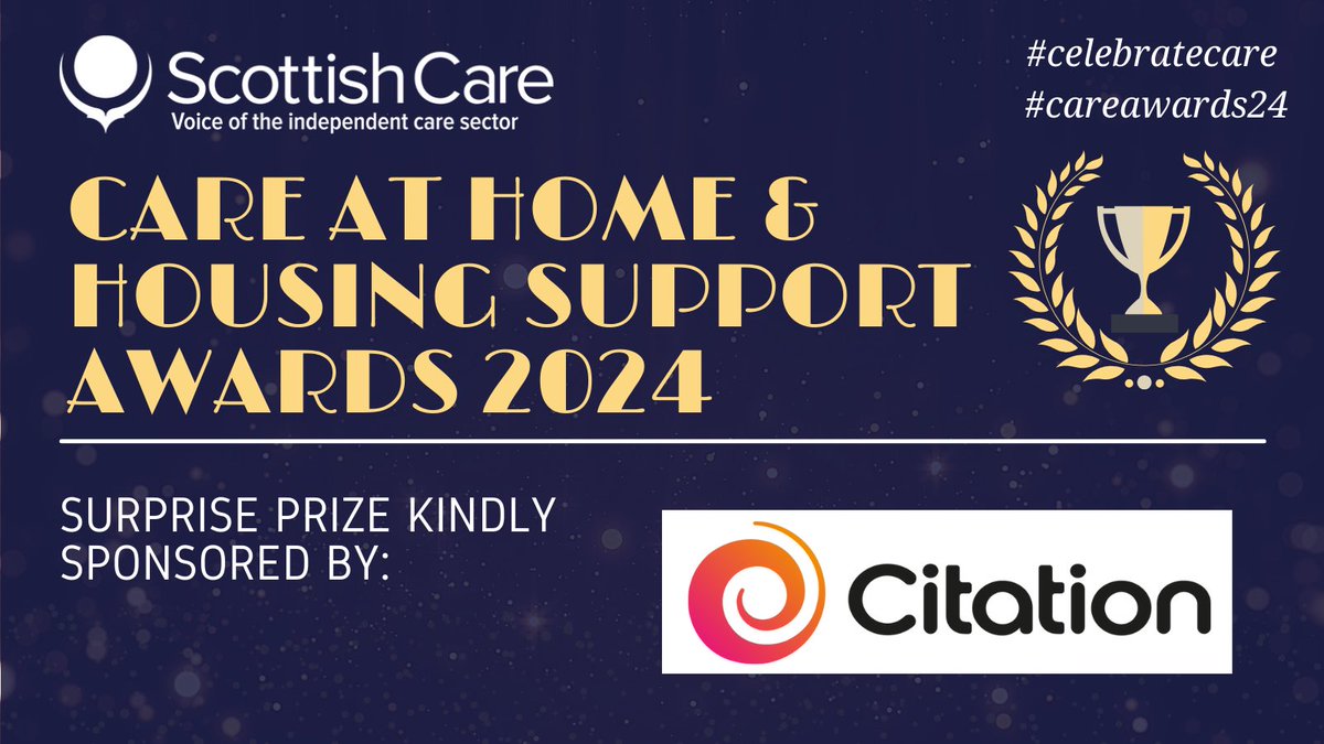 Special thanks to @citationltd for sponsoring the surprise prizes! 🎊
 
#CareAwards24 #CelebrateCare