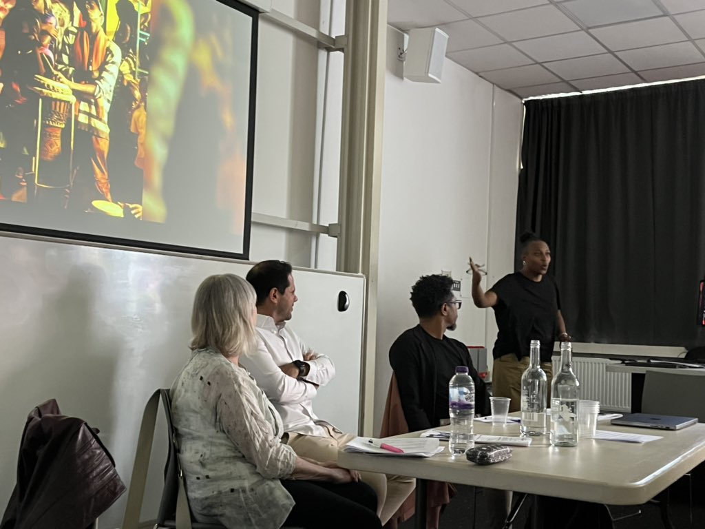 Panel on Visualising the Urban with @urbanmorph @MartinsJr_a Simon Rowe and Sireita Mullings-Lawrence. We discussed routes, roots and image-making.
