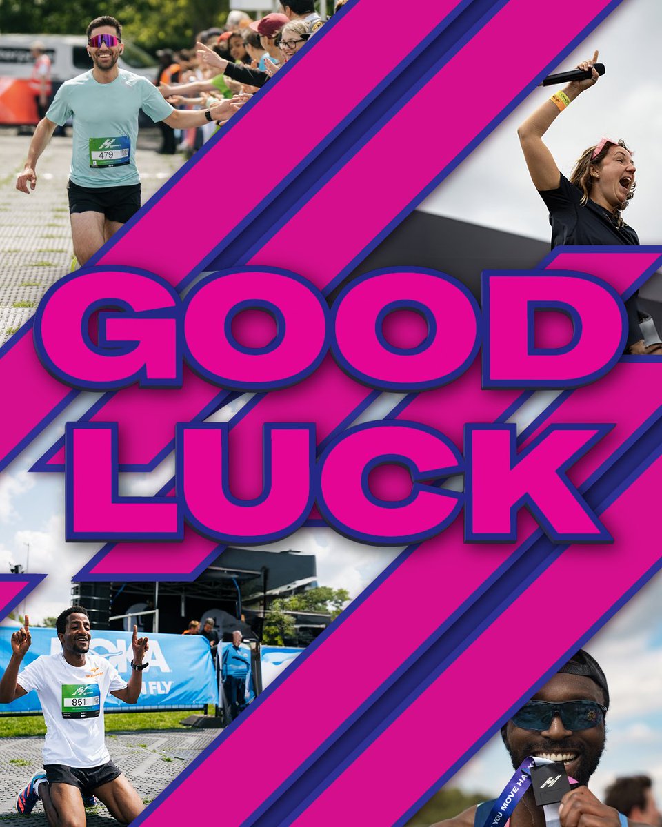Lace up, Hackney! 🏃‍♀️🏃‍♂️ The big day is here - it's time to   smash the 2024 Wizz Air Hackney Half 👊
 
Whether you're chasing a PB or soaking up the vibes, let’s make it epic. See you at the start line 🥳