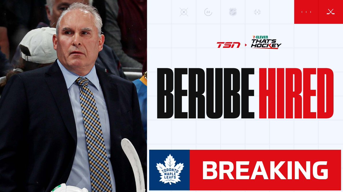 Was Craig Berube the right choice as head coach of the Toronto Maple Leafs?

@HayesTSN and @GinoRedaTSN discuss. #7ElevenThatsHockey

VIDEO: youtu.be/d1-ourAZgLI