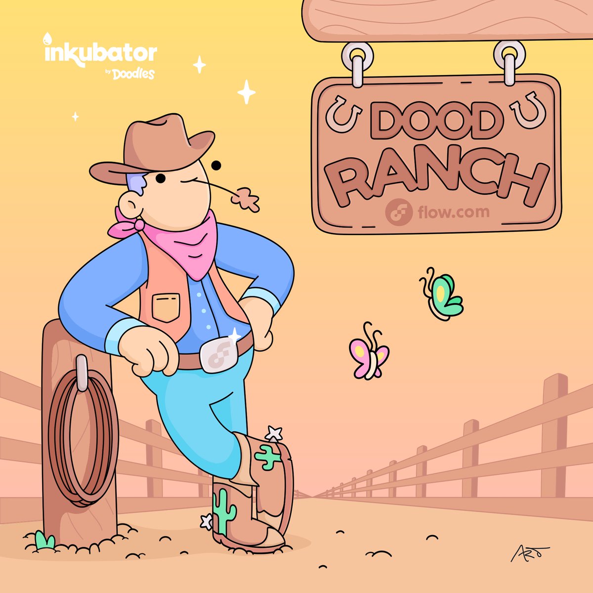 dood ranch 🌵 calling all @doodles holders, join us for some good old fashioned texas bbq & brews! presented by @TGIDoodles during @consensus2024 powered by the Inkubator & @flow_blockchain date 5/30 time 6-9pm cst sign up below ⬇️