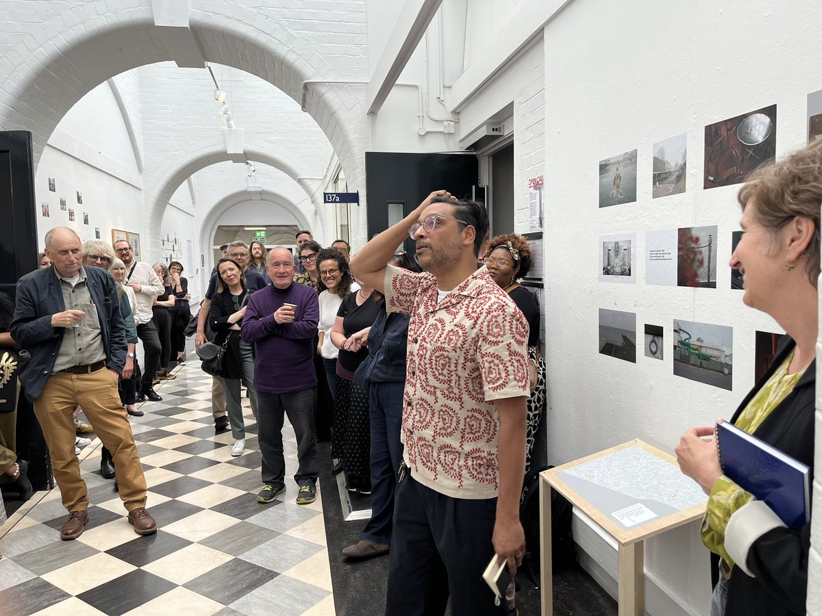 And finally the exhibition launch for Picturing Urban and Community Research with contributions from Simon Rowe, the curators Tanya Houghton & Stefano Carnelli and responses from Anamik Saha and Suzanne Hall. Catch it in the Kingsway Corridor until 8th June.