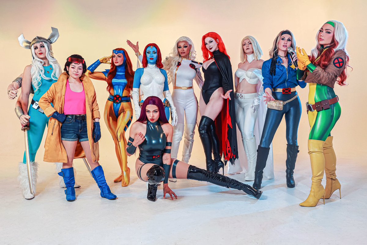 📸 @patloikaphotoworks @MarvelStudios #XMen97 @Marvel Storm - ME 🤍😄 Mystique @Graciecosplay Jean - @rebeccaseals Rogue - @caitlinchristinee Jubilee - @rentru Psylocke - @kyso_lo Dazzler - @meshellwaffleo Emma Frost - @maidofmight Goblin Queen - @ashlynne_dae Spiral -