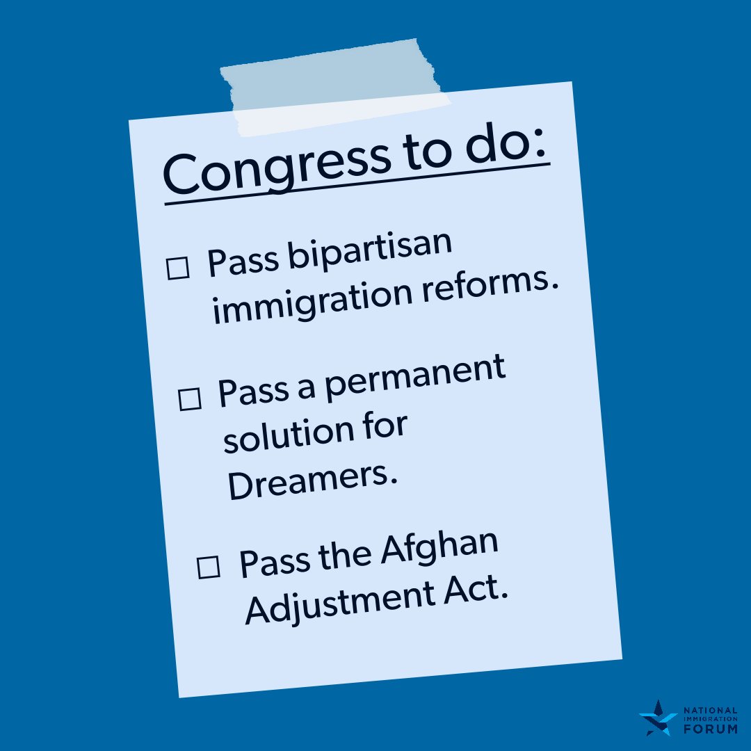 Enough is enough. It’s time for Congress to support meaningful, bipartisan immigration solutions!