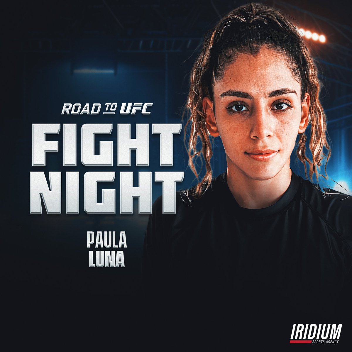 🚨 #TeamIridium ace Paula Luna is primed to improve to 6-2 in her Octagon debut at #RoadToUFC 🧨 #TheDarkside