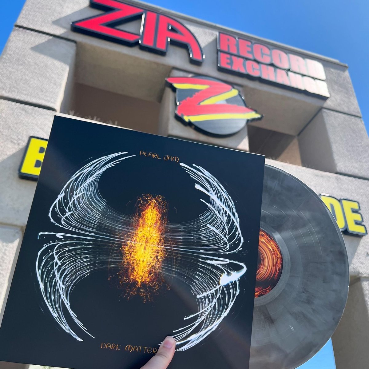 Pick up Dark Matter from your local record store today. 📸: @ziarecords