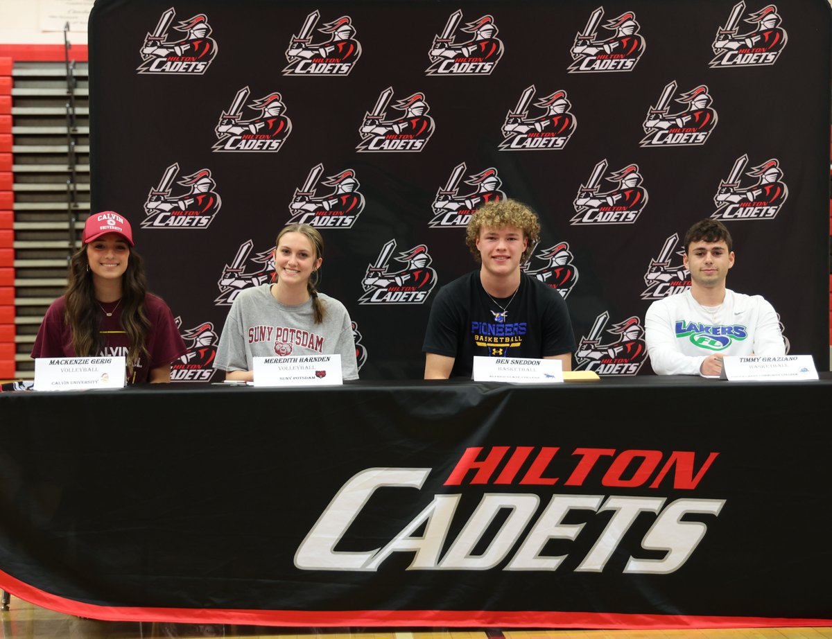 Yesterday we had the opportunity to celebrate 𝟑𝟗 outstanding 𝐂𝐀𝐃𝐄𝐓𝐒 that will take their academic & athletic careers to the collegiate level! #GoCadets 🍎