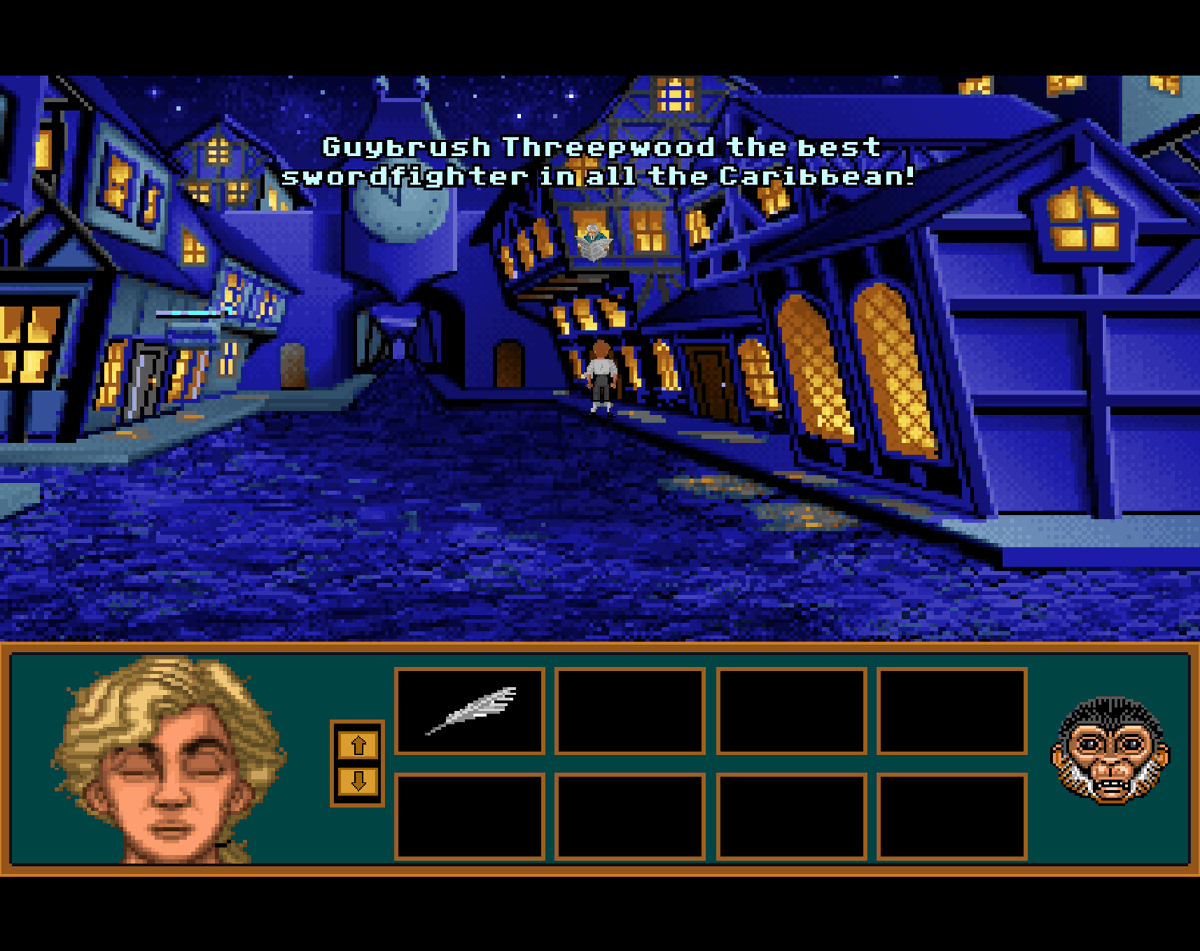 Have you heard about Daniele Spadoni's The Fan Game - The Secret of Monkey Island Recoded?

It's almost like the original Monkey Island, except with a different walkthrough and GUI.

You can run it under <a href="/ScummVM/">ScummVM</a>!

▶️ archive.org/details/tfg-mi…

#LucasArtsMonth #Retro #FanGame