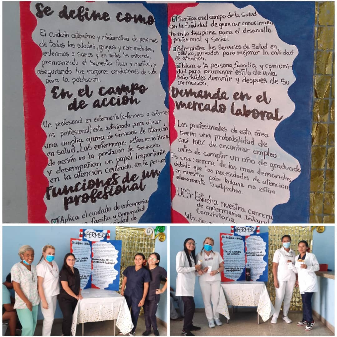 Estado Carabobo. ASIC La Cidra 🇨🇺 Pequeño compartir entre estudiantes de enfermería de la universidad Hugo Chávez Frías y enfermeras cubanas de la Misión Médica, intercambiando conocimientos y brindando apoyo y experiencias. #CubaPorLaVida #CubaCoopera #UnidosXCuba