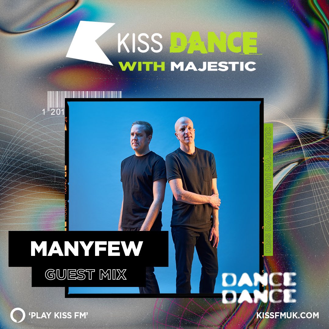 Happy Friday to you all! ❤️‍🔥 to get this weekend started we are over the moon to be spinning on Kiss FM! Tune in 😎

#kissfm #manyfew #housemusic #weekend