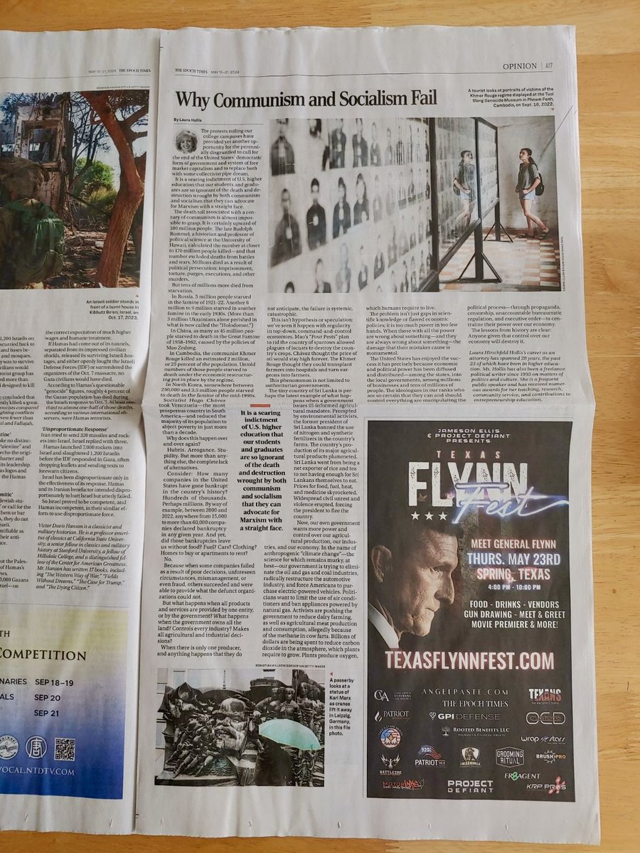 Texas Flynn Fest and our sponsors featured in @EpochTimes! @GenFlynn Support Local!