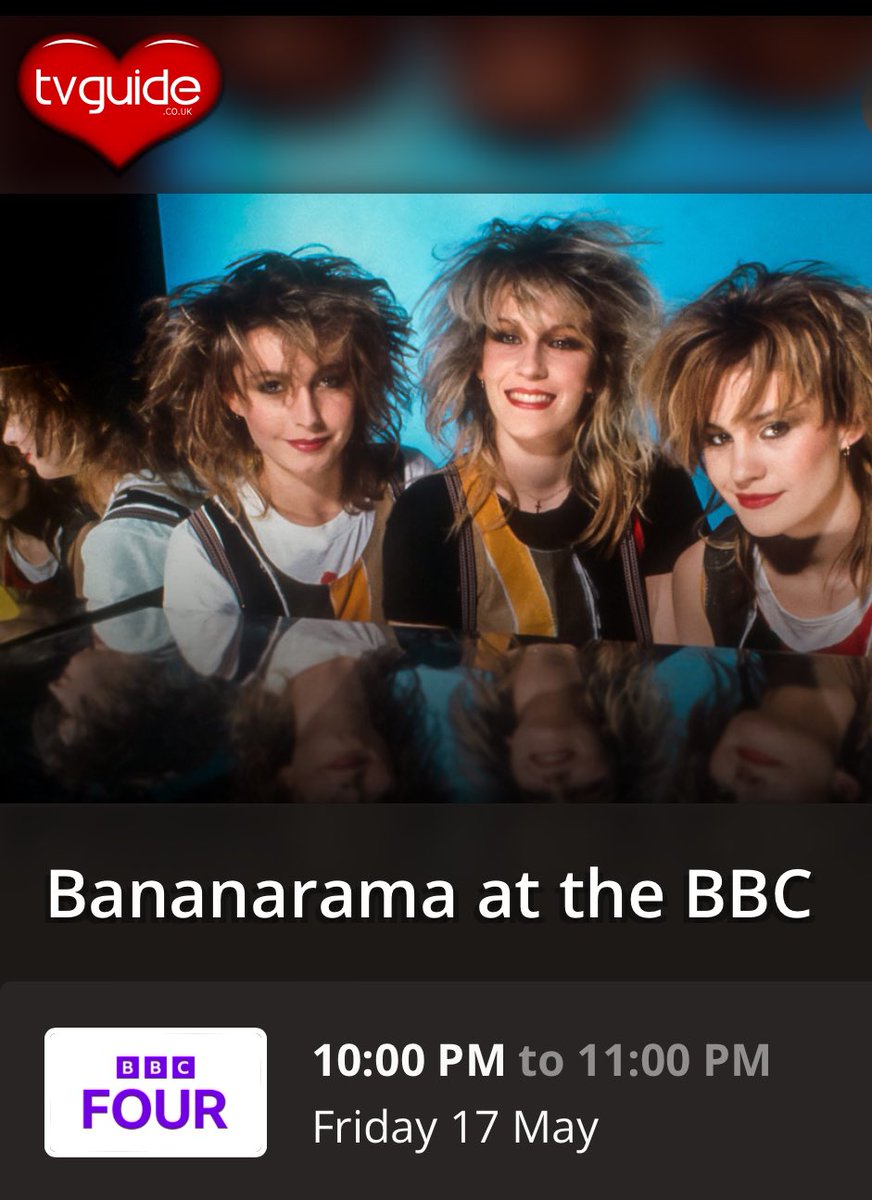 There is a repeat of #Bananarama at the BBC tonight on BBC4 at 10pm @VivaBananarama