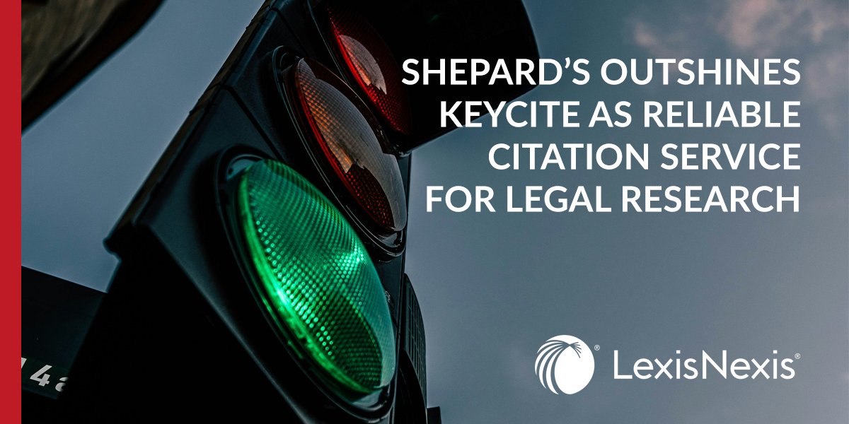 There's a reason generations of law students are taught to "Shepardize." Check out this <a href="/LexisNexis/">LexisNexis Legal & Professional</a> Insights article to learn more about how methodology and technology help Shepard's Citations come out on top over the competition:  bit.ly/3WJa9Fi