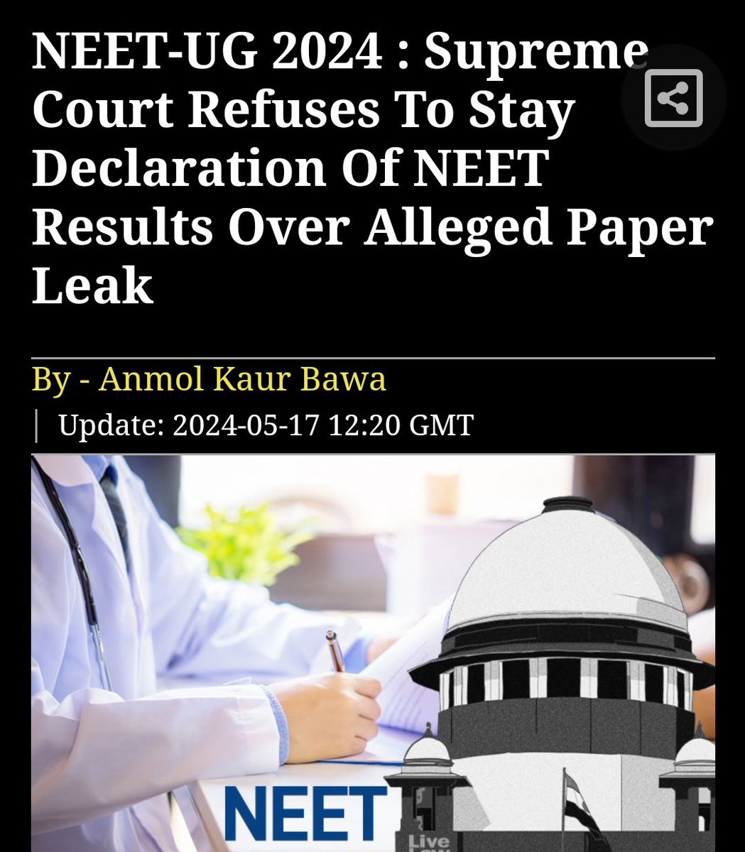 Will the Government Do justice to The Youth Who Are Unhappy Due To The NEET Paper Leak? 

Will NTA Accept or not???? 
Should students get justice or not?
#NEET_PAPER_LEAK #NeetPaperLeak #neet2024 #NEETUG2024 #ReNEET #NEET #Neet_paper_रद्द_करो