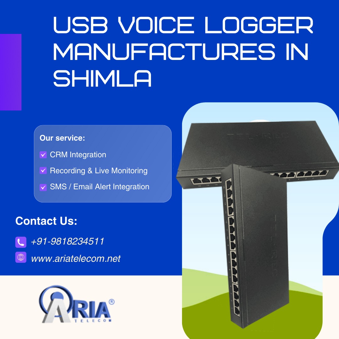 atsplindia's tweet image. Unlock seamless communication solutions with our USB Voice Logger, proudly manufactured in Shimla!  💼 🚀 

Contact us:
☎ +91-9818234511 
📩 sales@ariasolutions.net
🌐 ariatelecom.net/Shimla/USB-Voi…

#AriaTelecom #ShimlaInnovates #CommunicationSolutions #USBVoiceLogger
