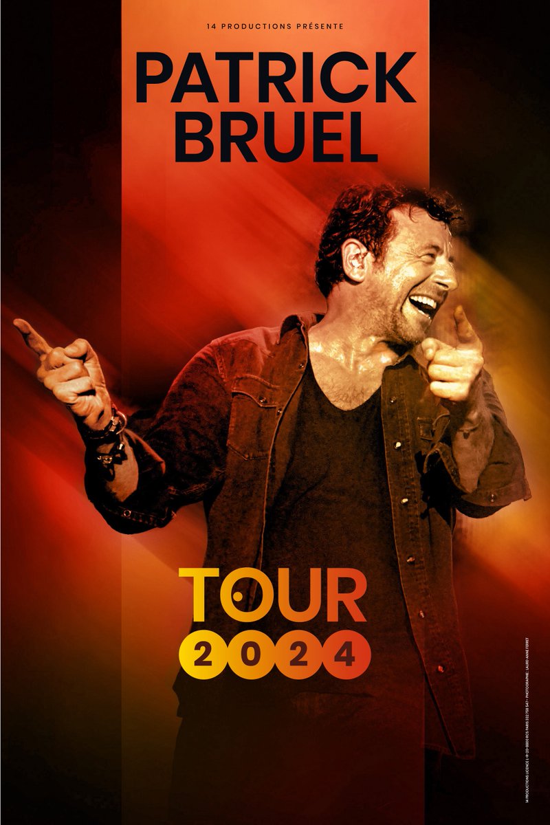 #culture 🎤 Le Département de la Vendée accueillera la tournée nationale de Patrick Bruel au Vendéspace ce samedi 18 mai 2024.